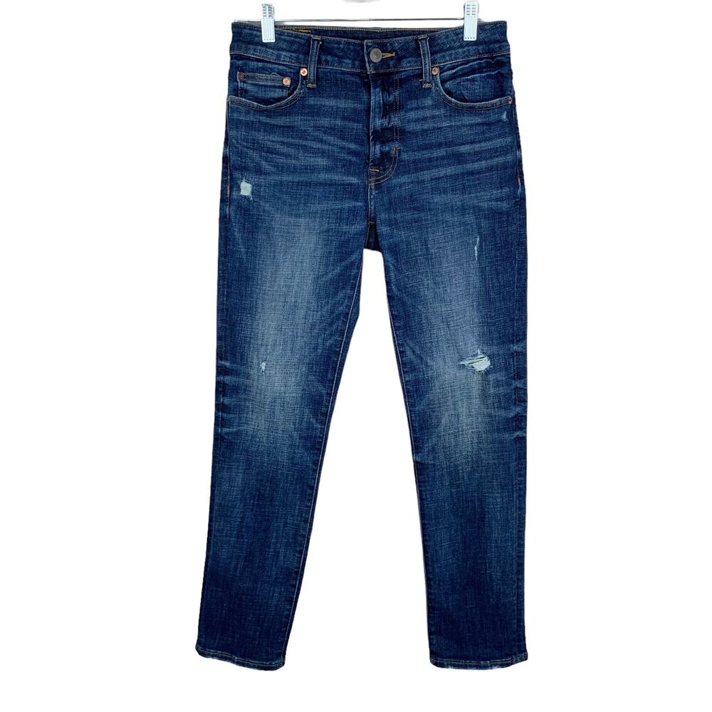 American Eagle Jeans Slim Straight Distressed Stretchy Men's 30 x 30 (29 x 29)